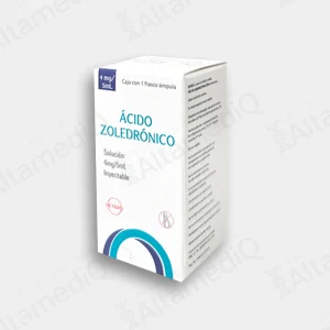 Ácido Zoledrónico (Hetero) 4 mg / 5 mL Solución Inyectable - Caja con 1 Frasco Ámpula