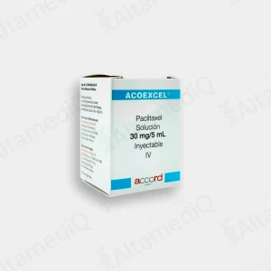 Acoexcel (Paclitaxel) 30 mg / 5 mL Solución Inyectable - Caja con 1 Frasco Ámpula