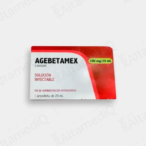 Agebetamex (Labetalol) 100 mg / 20 mL Solución Inyectable - Caja con 1 Ampolleta