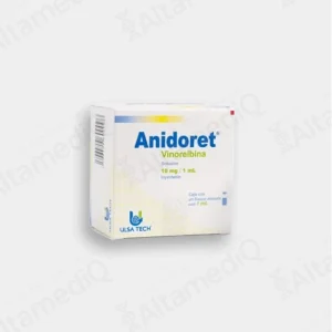Anidoret (Vinorelbina) 10 mg / 1 mL Solución Inyectable - 1 Frasco Ámpula