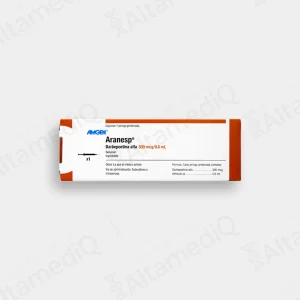 Aranesp (Darbepoetina Alfa) 300 mcg / 0.6 mL Solución Inyectable - Caja con 1 Jeringa Prellenada