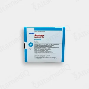 Aranesp (Darbepoetina Alfa) 60 mcg / 0.3 mL Solución Inyectable - Caja con 4 Jeringas Prellenadas