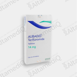 Aubagio (Teriflunomida) 14 mg - Caja con 28 Tabletas