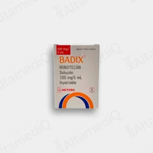 Badix (Irinotecan) 100 mg / 5 mL Solución Inyectable - Caja con 1 Frasco Ámpula