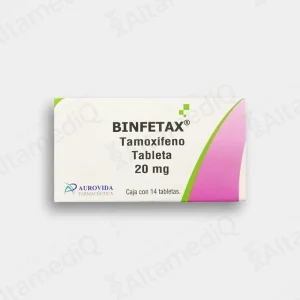 Binfetax (Tamoxifeno) 20 mg - Caja con 14 Tabletas