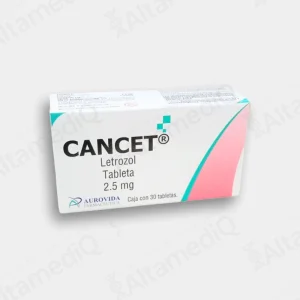 Cancet (Letrozol) 2.5 mg - Caja con 30 Tabletas
