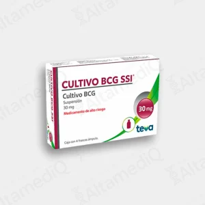 Cultivo BCG SSI 30 mg Suspensión - Caja con 4 Frascos Ámpula