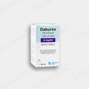 Daburex (Paclitaxel) 300 mg / 50 mL Solución Inyectable - Caja con 1 Frasco Ámpula