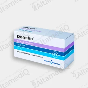 Degehn (Mercaptopurina) 50 mg - Caja con 25 Tabletas