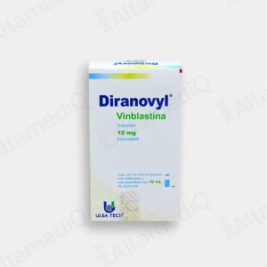 Diranovyl (Vinblastina) 10 mg Solución Inyectable - 1 Frasco Ámpula