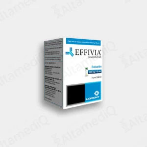 Effivia (Bevacizumab) 400 mg / 16 mL Solución Inyectable - Caja con 1 Frasco Ámpula