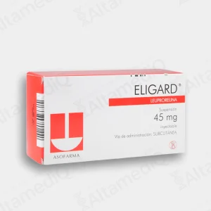 Eligard (Leuprorelina) 45 mg Suspensión Inyectable de Liberación Prolongada (6 Meses) - Caja con 2 Jeringas Prellenadas