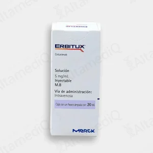 Erbitux (Cetuximab) 5 mg / mL Solución Inyectable - Caja con 1 Frasco Ámpula