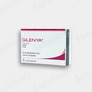 Gilenya (Fingolimod) 0.5 mg - Caja con 28 Cápsulas