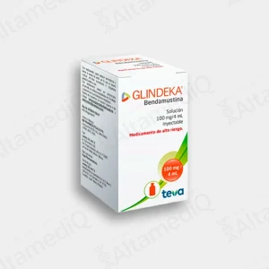 Glindeka (Bendamustina) 100 mg / 4 mL Solución Inyectable - 1 Frasco Ámpula