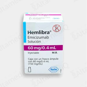 Hemlibra (Emicizumab) 60 mg / 0.4 mL Solución Inyectable - 1 Frasco Ámpula