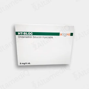 Ht-Bloc (Ondansetrón) 8 mg / 4 mL Solución Inyectable - Caja con 3 Frascos Ámpula