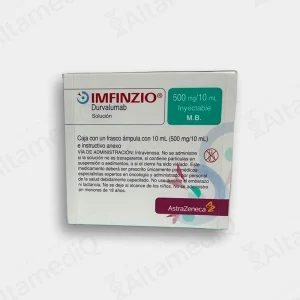 Imfinzi (Durvalumab) 500 mg / 10 mL Solución Inyectable - Caja con 1 Frasco Ámpula
