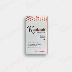 Kasdenab (Abiraterona) 500 mg - Caja con 60 Tabletas