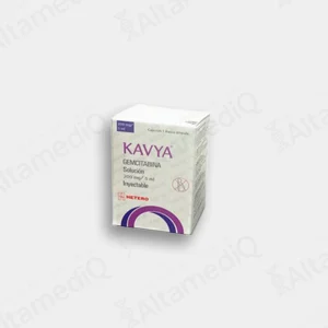 Kavya (Gemcitabina) 200 mg / 5 mL Solución Inyectable - Caja con 1 Frasco Ámpula