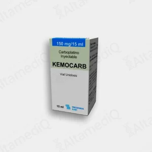 Kemocarb (Carboplatino) 150 mg / 15 mL Solución Inyectable - Caja con 1 Frasco Ámpula