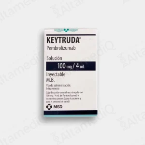 Keytruda (Pembrolizumab) 100 mg / 4 mL Solución Inyectable - Caja con 1 Frasco Ámpula