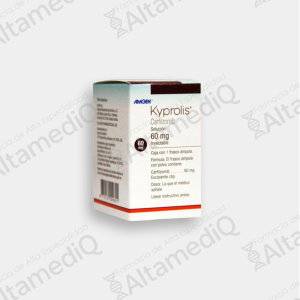 Kyprolis (Carfilzomib) 60 mg Liofilizado Inyectable - Caja con 1 Frasco Ámpula