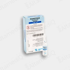 Manotrox (Granisetrón) 3 mg / 3 mL Solución Inyectable - Caja con 1 Frasco Ámpula