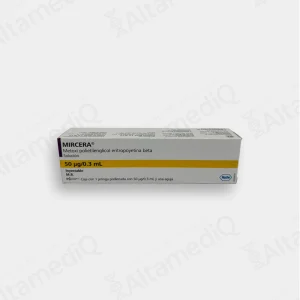 Mircera (Metoxi Polietilenglicol Eritropoyetina Beta) 50 mcg / 0.3 mL - 1 Jeringa Prellenada