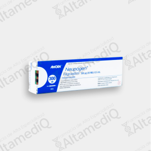 Neupogen (Filgrastim) 300 mcg (30 MUI) Solución Inyectable - Caja con 1 Jeringa Prellenada