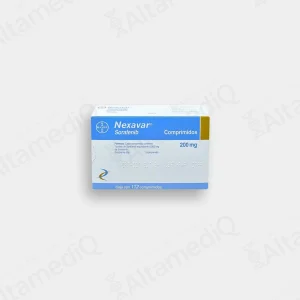 Nevaxar (Sorafenib) 200 mg - Caja con 112 Comprimidos