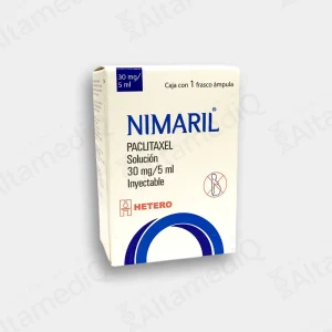 Nimaril (Paclitaxel) 30 mg / 5 mL Solución Inyectable - Caja con 1 Frasco Ámpula