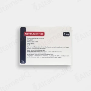 NovoSeven RT (Eptacog Alfa) 5 mg (250 KUI) Solución Inyectable - 1 Frasco y Jeringa