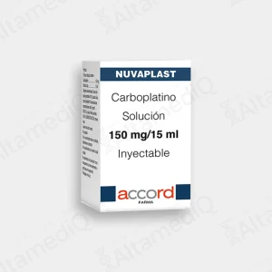 Nuvaplast (Carboplatino) 150 mg / 15 mL Solución Inyectable - Caja con 1 Frasco Ámpula