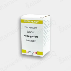 Nuvaplast (Carboplatino) 450 mg / 45 mL Solución Inyectable - Caja con 1 Frasco Ámpula