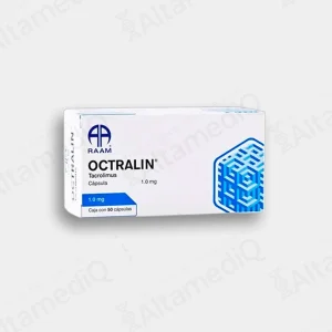 Octralin (Tacrolimus) 1 mg - Caja con 50 Cápsulas