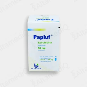 Papluf (Epirubicina) 50 mg Solución Inyectable - 1 Frasco Ámpula