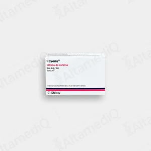 Peyona (Citrato de Cafeína) 20 mg / mL Solución - Caja con 10 Ampolletas de 1 mL