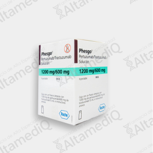 Phesgo (Pertuzumab / Trastuzumab) 1200 mg / 600 mg Solución Inyectable - Caja con 1 Frasco Ámpula (Dosis de Inicio)