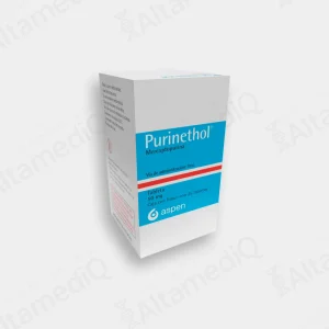 Purinethol (Mercatopurina) 50 mg - Caja con Frasco con 25 Tabletas