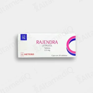 Rajendra (Letrozol) 2.5 mg - Caja con 30 Tabletas