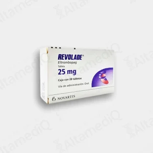 Revolade (Eltrombopag) 25 mg - Caja con 28 Tabletas