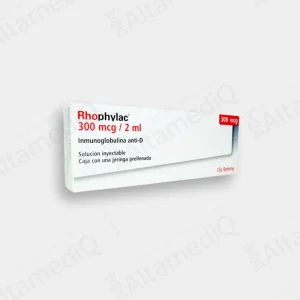 Rhophylac (Inmunoglobulina Anti-D) 300 mcg / 2 mL - Caja con 1 Jeringa Prellenada