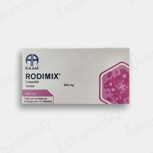 Rodimix (Linezolid) 600 mg - Caja con 10 Tabletas