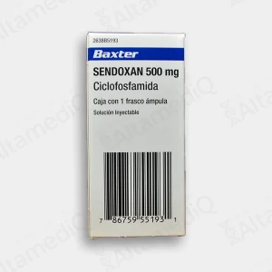 Sendoxan (Ciclofosfamida) 500 mg Solución Inyectable - 1 Frasco