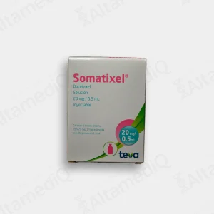 Somatixel (Docetaxel) 80 mg / 2.0 mL Solución Inyectable - 1 Frasco Ámpula