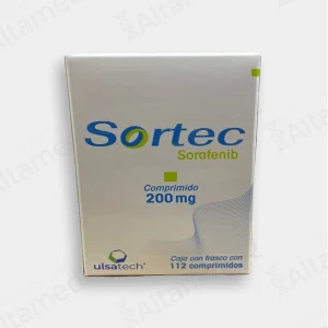 Sortec (Sorafenib) 200 mg - Caja con 112 Comprimidos