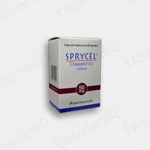 Sprycel (Dasatinib) 50 mg - Caja con Frasco con 60 Tabletas