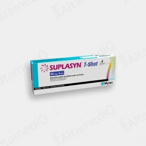 Suplasyn 1-Shot (Hialuronato de Sodio) 60 mg / 6 mL - Caja con 1 Jeringa Prellenada