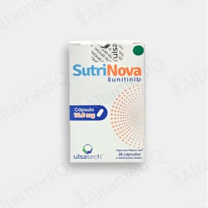 Sutrinova (Sunitinib) 12.5 mg - Frasco con 28 Cápsulas